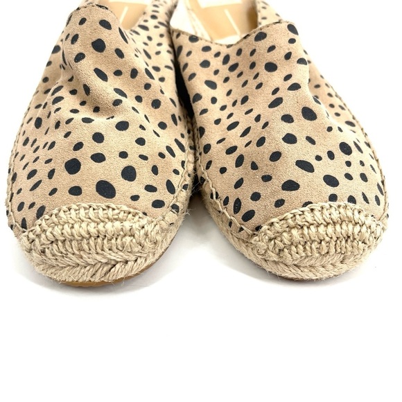Dolce Vita Womens 8 Tan Leopard Espadrille Mules - Picture 3 of 8